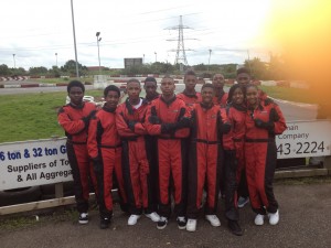 This terms students from a School in LBR -Young lady on the right got the fastest time!!