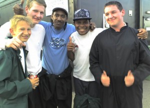 Go Karting with previous Students